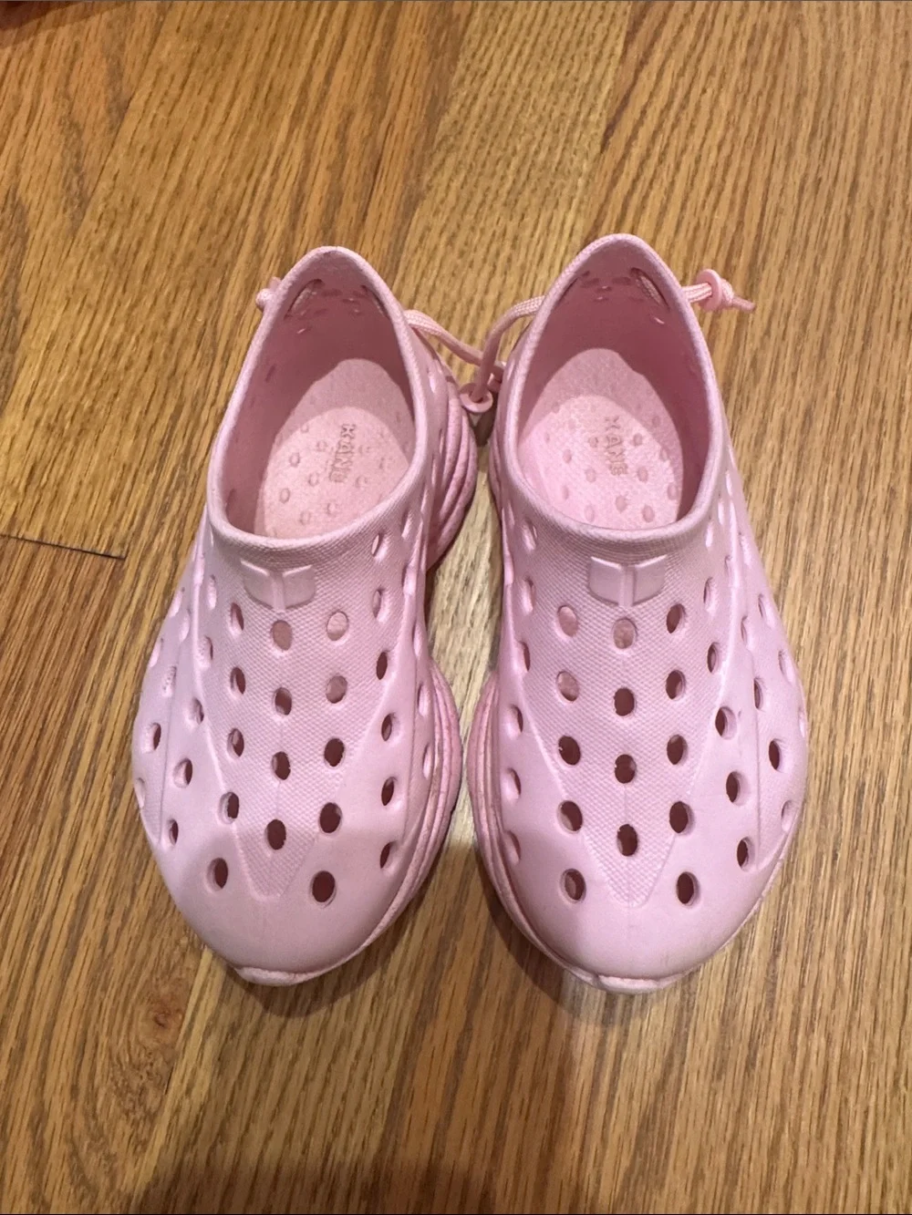 Kids Pink Slip-On Perforated Water Shoes